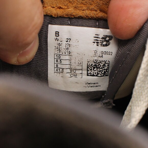 New Balance 327 Women's Size 10 B Magnet White Gray Walking Running Shoes - Picture 3 of 9